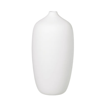 Jarrón de ceola blanco 25 cm