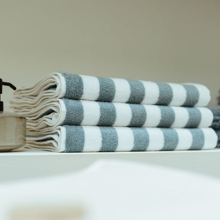Handdoek VERONA Stripes Pearl blue