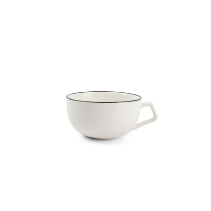 Tête de base en studio et soucoupe 220 ml blanc (ensemble / 4)