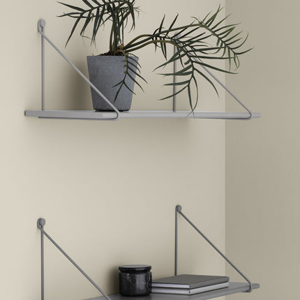 PANOLA wandplank Steel Grey