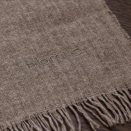 MERINO wollen plaid - Moonbeam