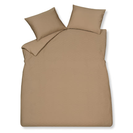 Dekbedovertrek PURITY Monaco Caramel 240x220 cm (satijnkatoen)