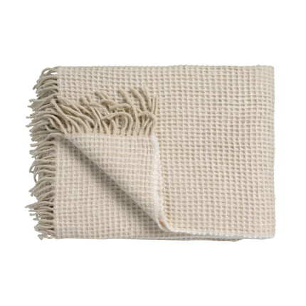 Home 95 Plaid/Betspannung 130x220 cm Creme Tan-189