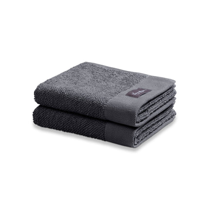 Guesting towel Home Uni Off Black-198 (Set/6)