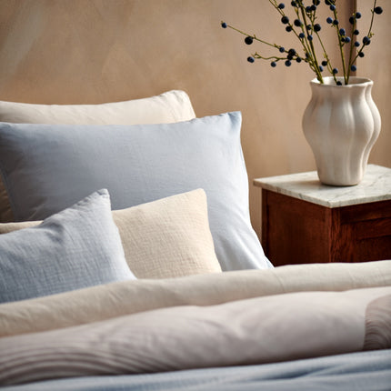 PURE 68 kussensloop 40x55 cm Powder Blue (katoen)