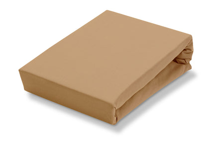 Jersey Soft Topper angepasstes Blatt Toffee