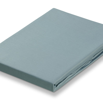 SATIN hoeslaken Pearl Blue