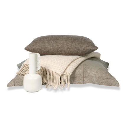 Home 95 Plaid/Betspannung 130x220 cm Creme Tan-189