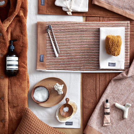 Handdoek HOME Mouliné Olive