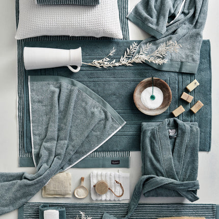 Handdoek HOME Petit Ligne Pearl Blue