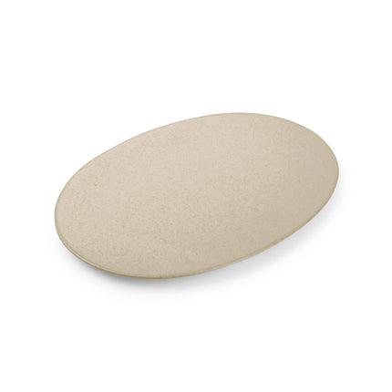 CIRRO plat bord ovaal 30 cm - Beige