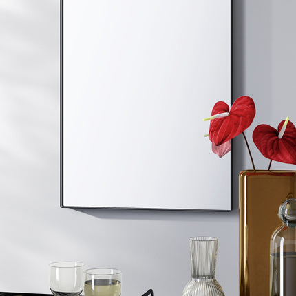 Norma wall mirror 40 x 50 cm (black)