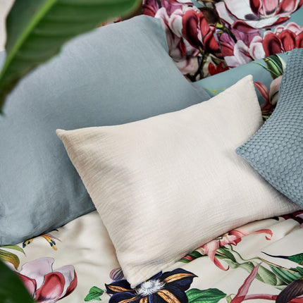 Dekbedovertrek FLOWER MIX Cream Tan 140x220 cm (satijnkatoen)