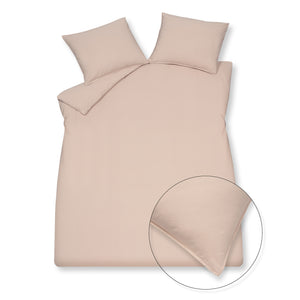 Funda de almohada de algodón lavada 60x70 cm de rosa pálido (algodón)