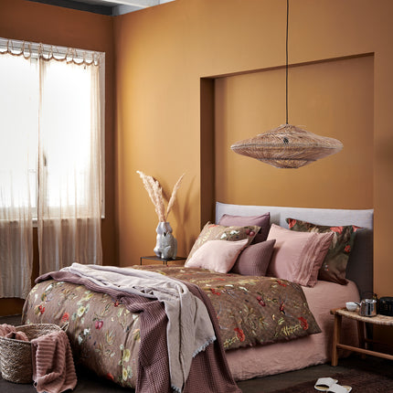 DUVET Cover Pure 07 Toffee 240x220 cm (linned / satinbomuld)