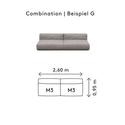 Grow Lounge Sofa G Earth Boucle