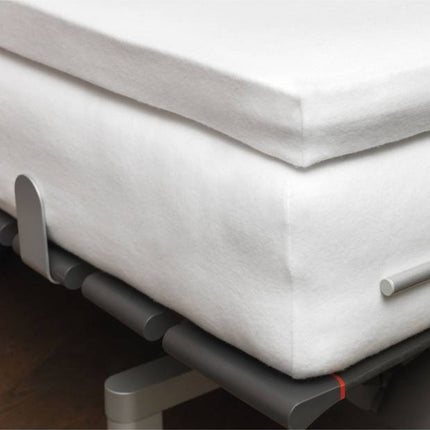 Split Topperbeschermer Molton Stretch (tot hoogte 15 cm)