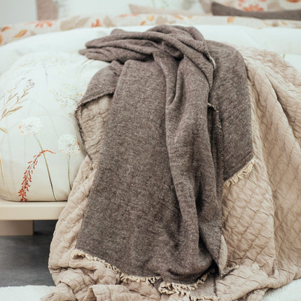 PURE 64 plaid/sprei 260x260 cm Linen (katoen)