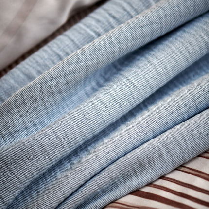 Pure 68 a cuadros/colcha 160x250 cm en polvo azul (algodón)