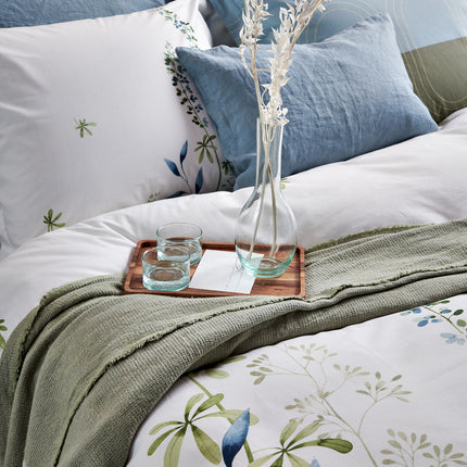 PURITÀ COPERTURA DUVET 79 BLA PERBLE 140x220 cm (lino / cotone)