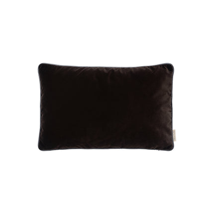 VELVET kussenhoes 30x50 - Espresso