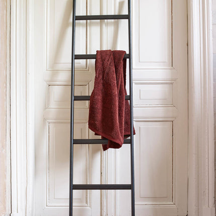 Wooden towel ladder Mink Black-09