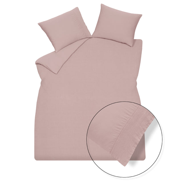 DUVET -COVER PURE 07 Viola 240x220 cm (linned / satinbomuld)