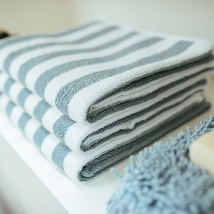 Handdoek VERONA Stripes Pearl blue