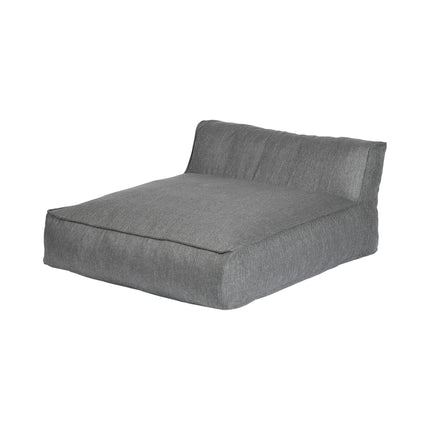 Wachsen Sie Chaise Longue Double, Farbkohle (erweitertes Modell)