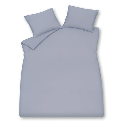 WASHED COTTON dekbedovertrek Lavender Blue 240x220 cm