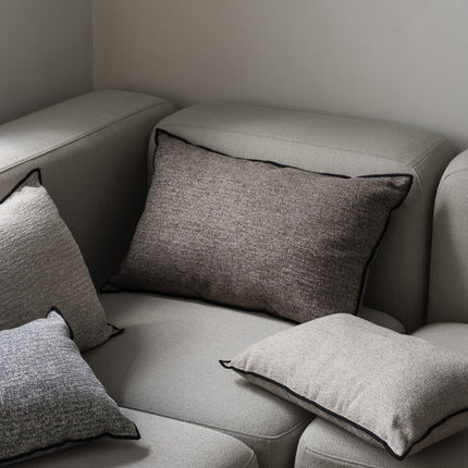 Chenille cushion cover Steel Gray 45x45 cm