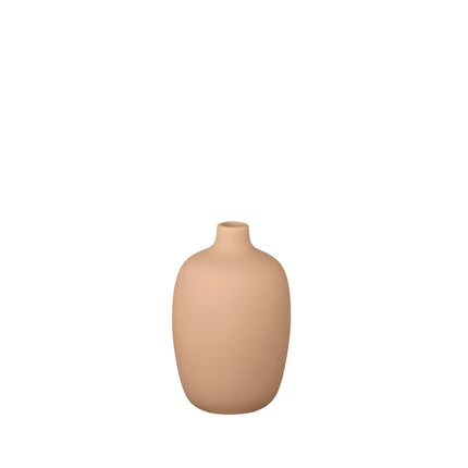 CEOLA VASE AMBER BROWN 13 cm
