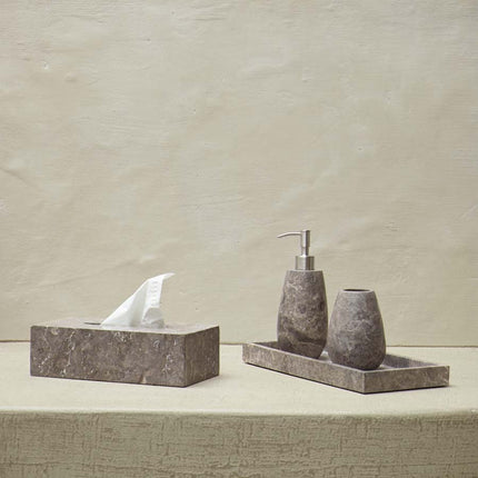 Rettangolo del vassoio Conor Greige