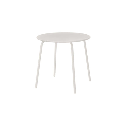 Mesa de jardín Yua Ø 80 cm de seda gris