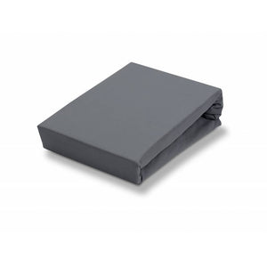Jersey Soft Topper Fited Sheet Grey