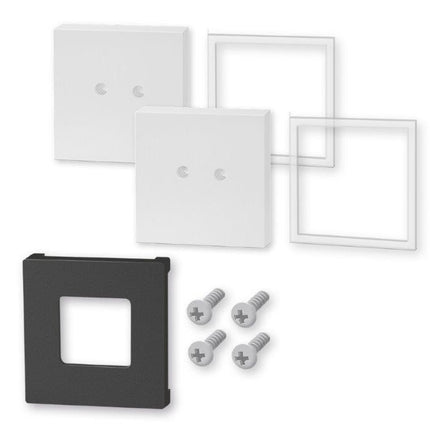 CARVO muurbeugel (wit) set/2 stuks