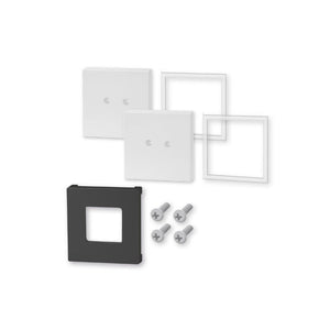 CARVO muurbeugel (wit) set/2 stuks