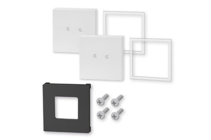 CARVO muurbeugel (wit) set/2 stuks