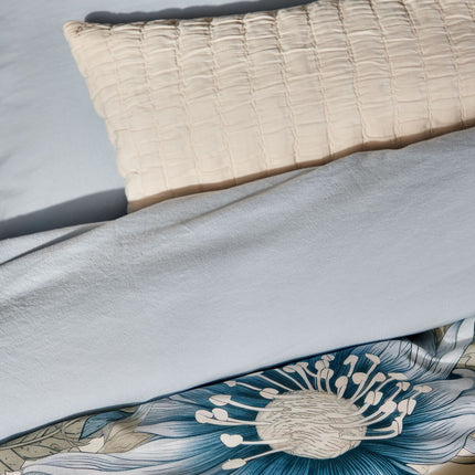 Dekbedovertrek BLUE WANDER Pearl Blue 200x220 cm (satijnkatoen)