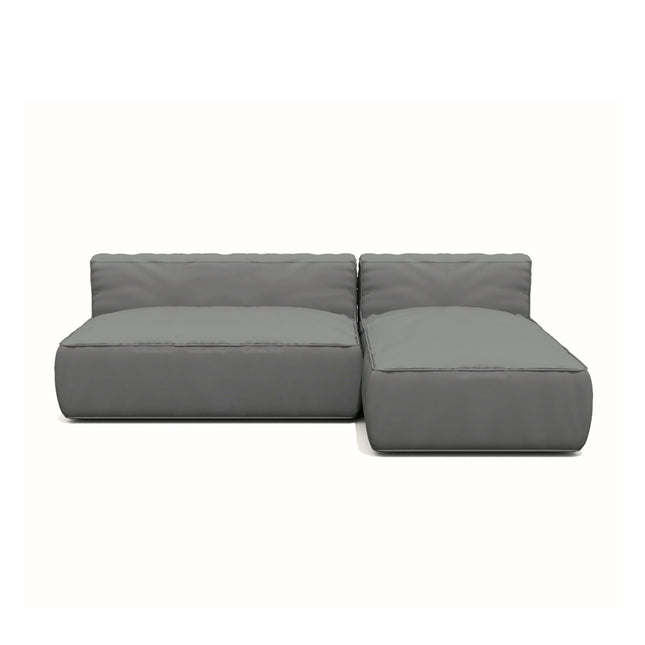 Lounge Sofa C Stone Boucle wachsen