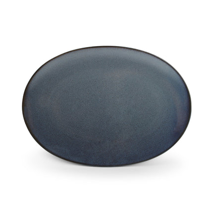 CIRRO plat bord ovaal 30 cm - Dark blue