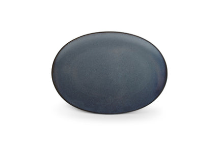 CIRRO plat bord ovaal 30 cm - Dark blue