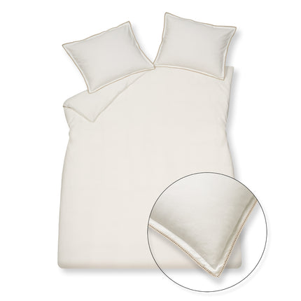 Dekbedovertrek PURE 60 Off White 140x220 cm (linnen/katoen)