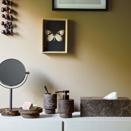 Porto Soap Bin Black