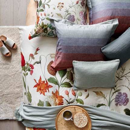 DUVET Cover Holiday Cream Tan 140x220 cm (satinbomuld)