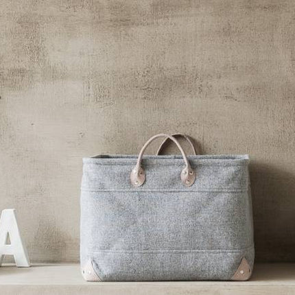 Canasta de almacenamiento Lubin Silver Gray-95 (mediano)