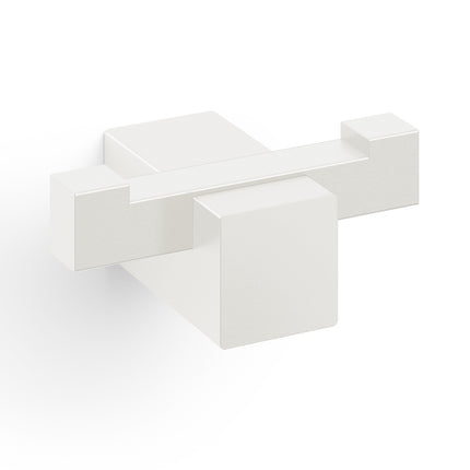 Crochet de serviette Carvo Double (blanc)