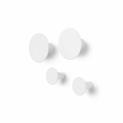 Ponto Wall Hooks Lily White (Set/4)