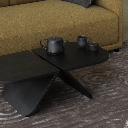 AVIO salontafel Black Oak 80 x 43 cm