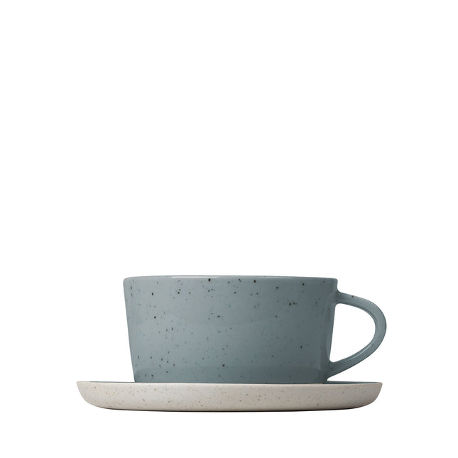 SHOWERORO Elegante Keramische Waterkop Met Schotel Latte Mok Set 70ml SHOWERORO Elegante Keramische Waterkop Met Schotel Latte Mok Set 70ml